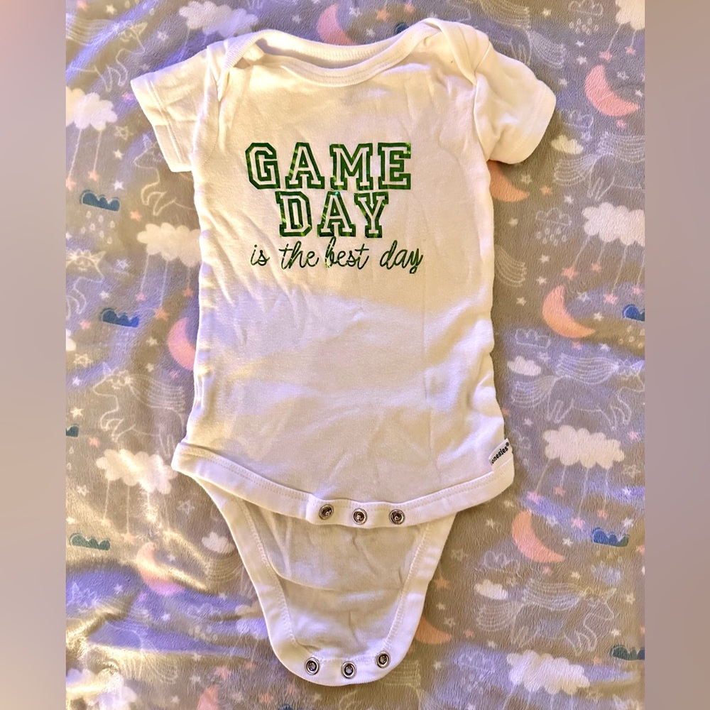“Game Day” Organic Onesie